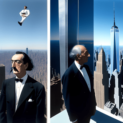 Dalí and Picasso in NewYork #009