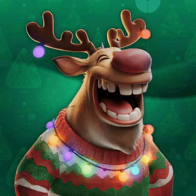 Jolly Laughing Deer