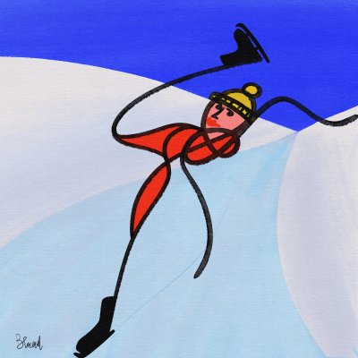 Leah Aas - Ice Skating - Norway