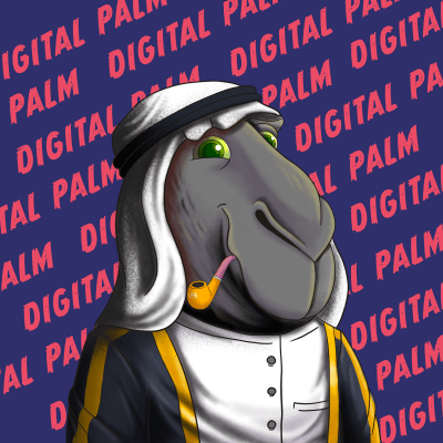 Digital Palm Camels #881