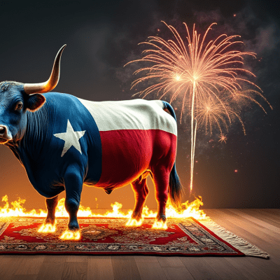 Bull rugs destroyed 