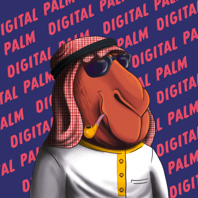 Digital Palm Camels #958