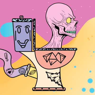 Toilet Monster #5416
