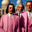 Dalí &amp; Picasso at Taj Mahal #027