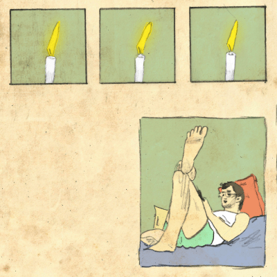 Lit Candle