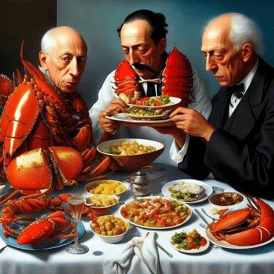 Dalí &amp; Picasso Food Art #8034