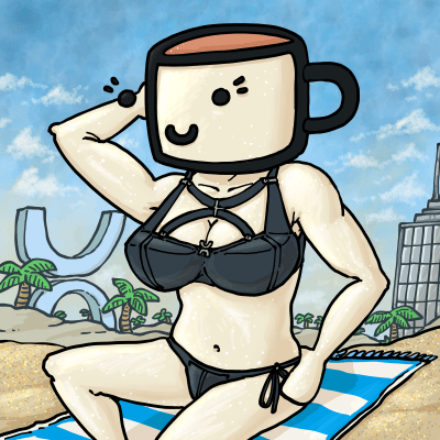 Grok put Cafe in a bikini