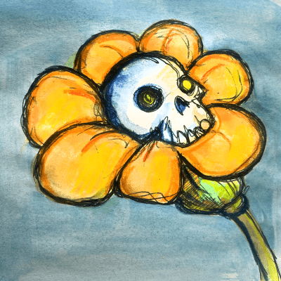 Flowering Skull #8