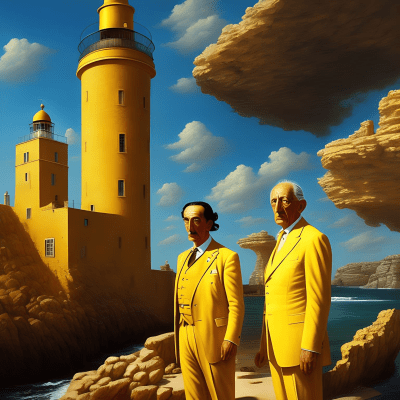 Dalí &amp; Picasso at The Pharos Lighthouse #010