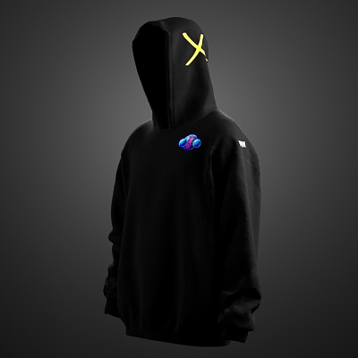 WON Digi Wear S1 Black Hoodie