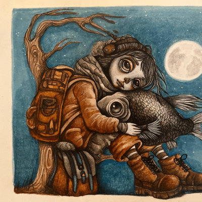 The Moonlit Fisher's Companion