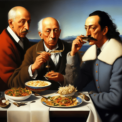 Dalí &amp; Picasso Food Art #8007