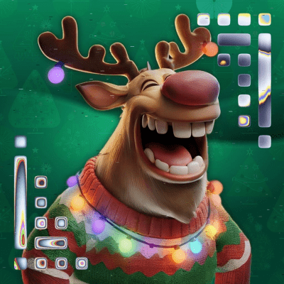 Jolly Laughing Deer