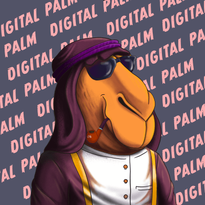 Digital Palm Camels #980