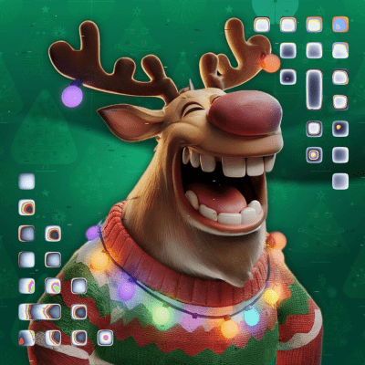Jolly Laughing Deer