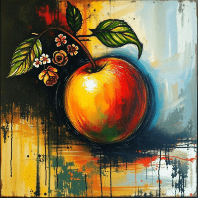 Drops of Life: From Paint to Apple
