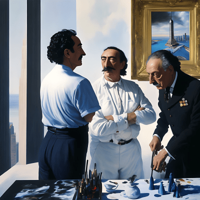 Dalí and Picasso in NewYork #008