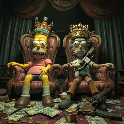 Ximpsons X Mobs Rare #43