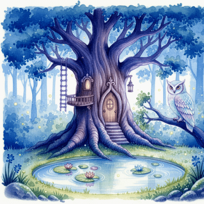 The Whisper of the Azure Forest