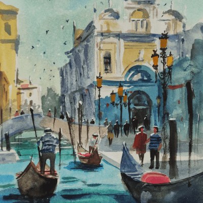 Watercolor painting  