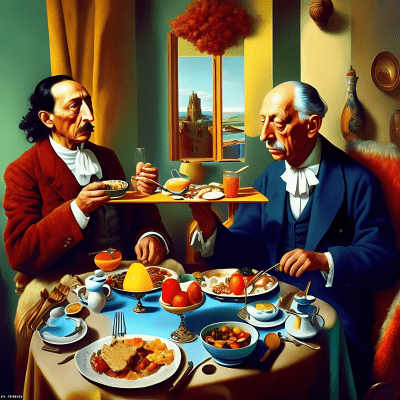 Dalí &amp; Picasso Breakfast #8005