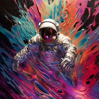 Cosmonaut art