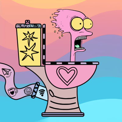 Toilet Monster #9140