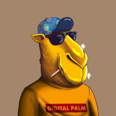 Digital Palm Camels #573