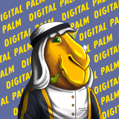 Digital Palm Camels #920