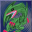 Black-Eyes Lil Green Dragon