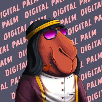 Digital Palm Camels #852