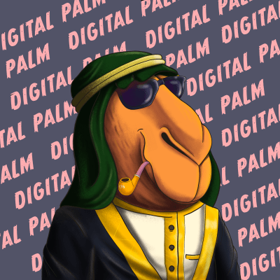 Digital Palm Camels #887