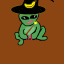 Lil Green Man Wizard 001