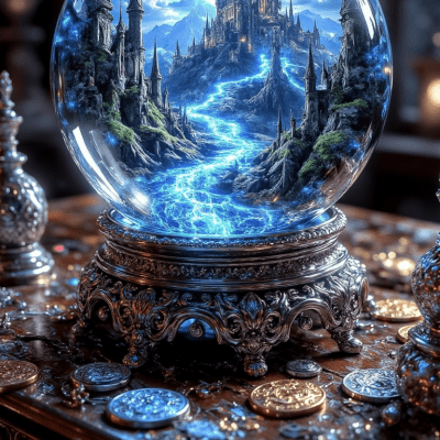 Magical glass ball