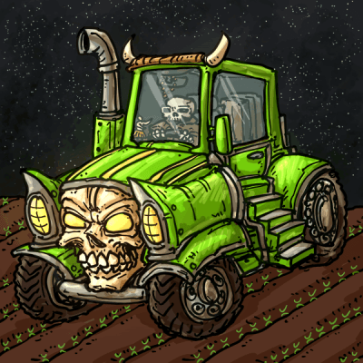 Skull Farm Tractor