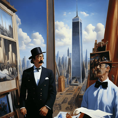 Dalí and Picasso in NewYork #027